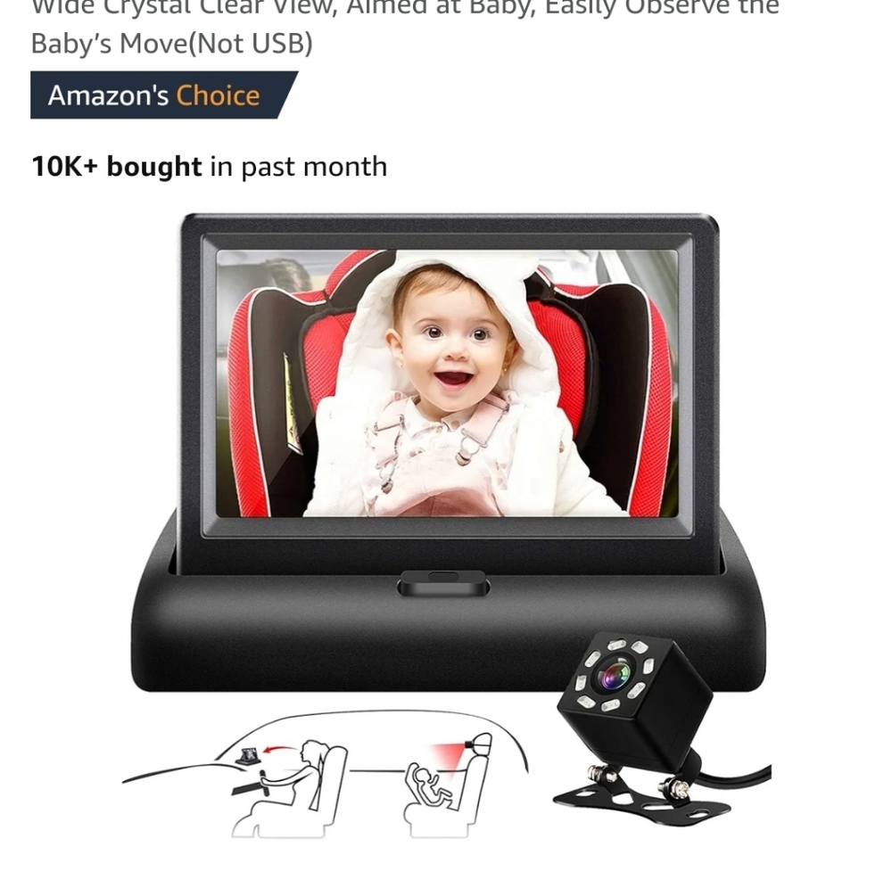 Car baby monitor